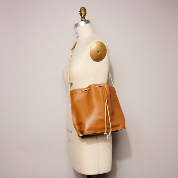 Leather Trapeze Sling Bag
