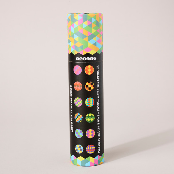 Kaleidoscope Multi-Colored Pencil Tube