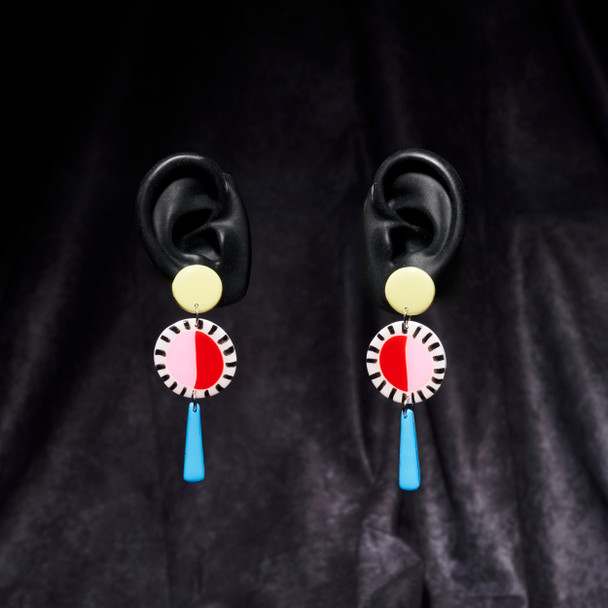 Sunny Pop Drop Earrings by Delaney & Blu