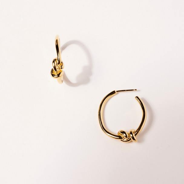 Billie Knot Hoops by Merewif