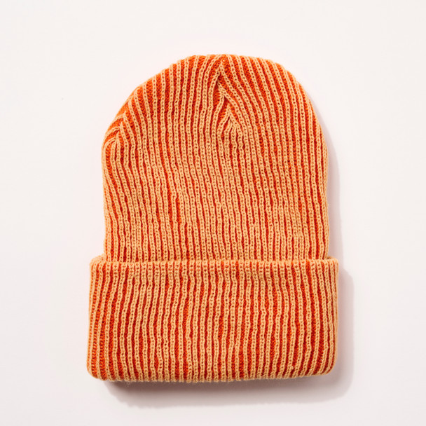 Simple Knit Rib Beanie
