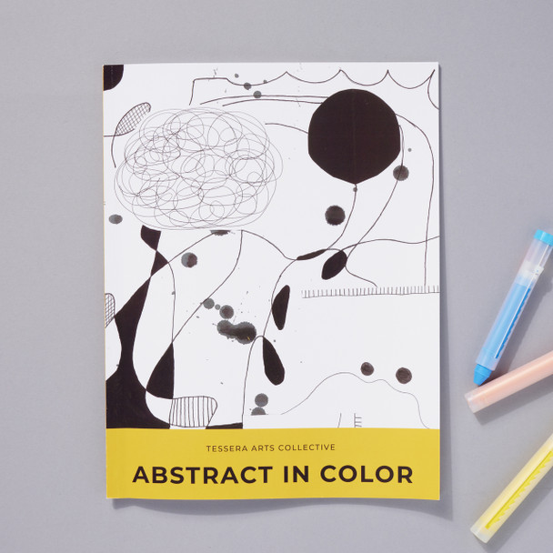 Abstract in Color Coloring Book Tessera Arts Collective