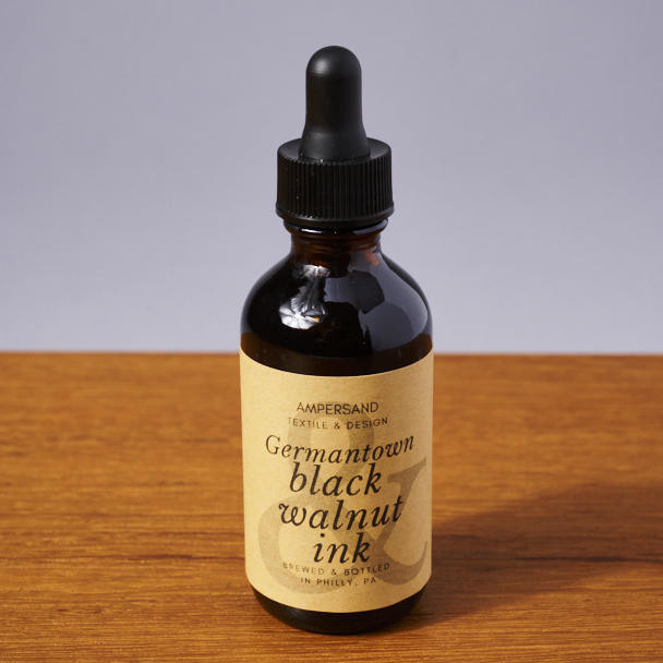 Germantown Black Walnut Ink by Ampersand Textile and Design