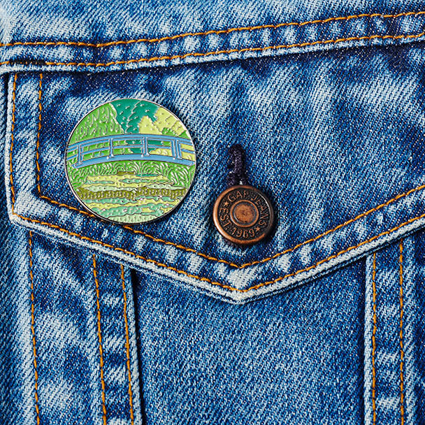 ⚮̈monet⚮̈さま専用 Monet Japanese Footbridge 1899 Enamel Pin - Philadelphia Museum of