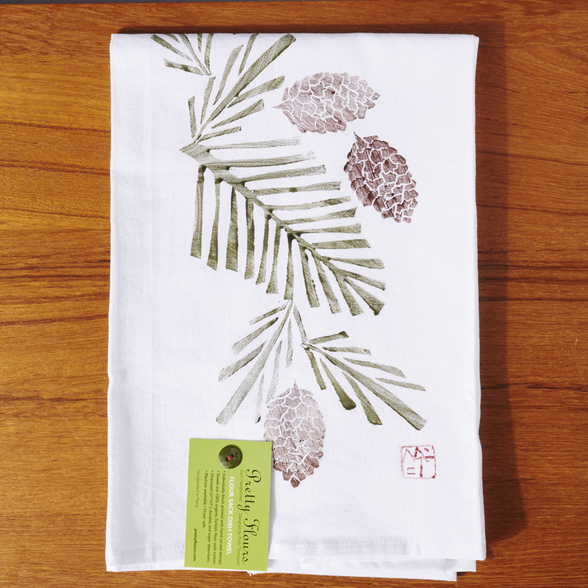 Bee Flour Sack Towel - center printed –