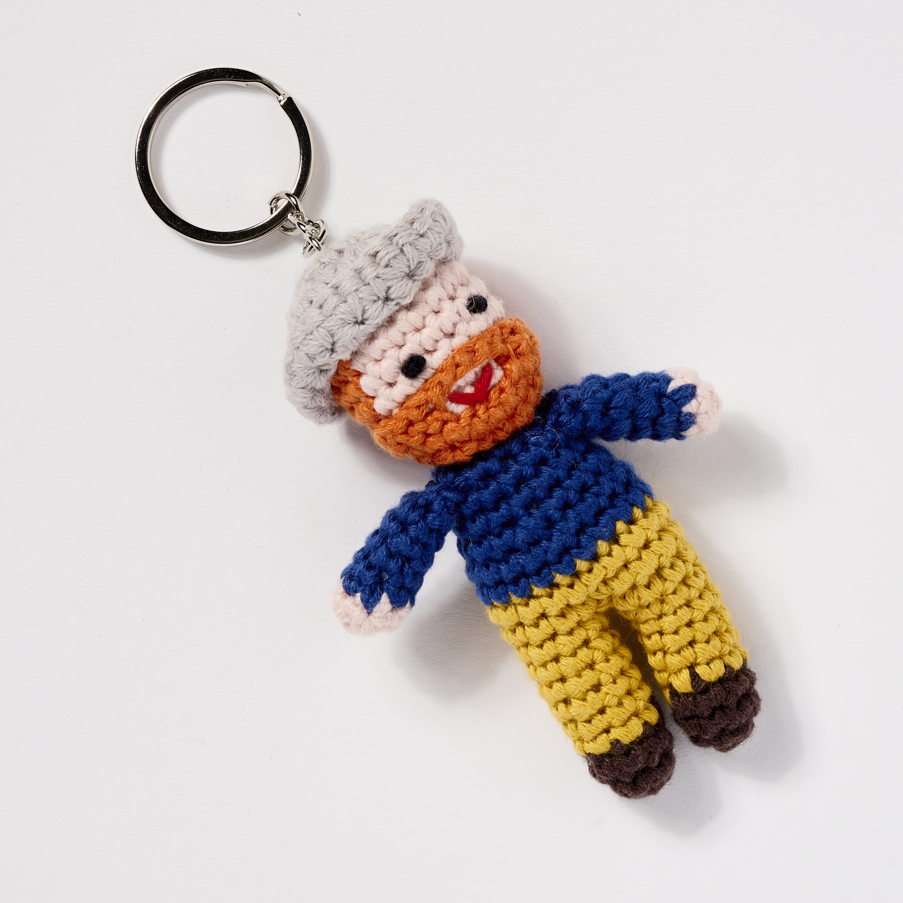 van Gogh Crochet Keyring in Navy - Philadelphia Museum of Art Store