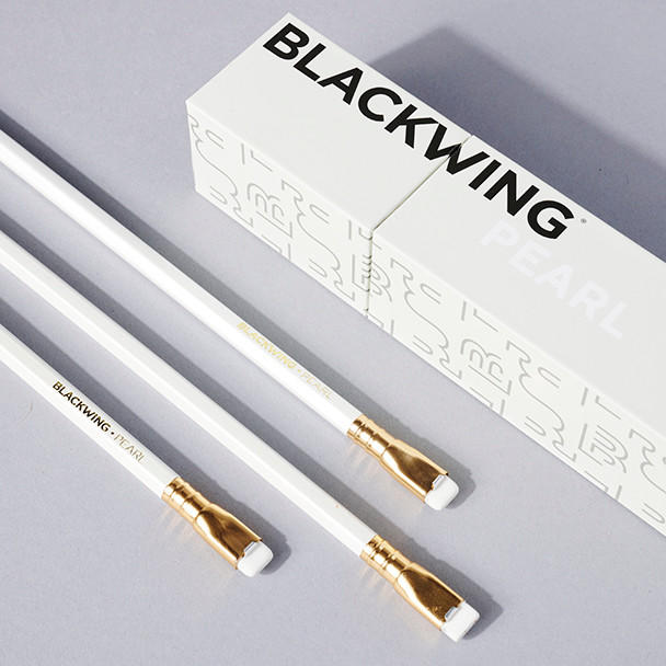 Blackwing Pearl Balanced Graphite Pencils - Pearl White