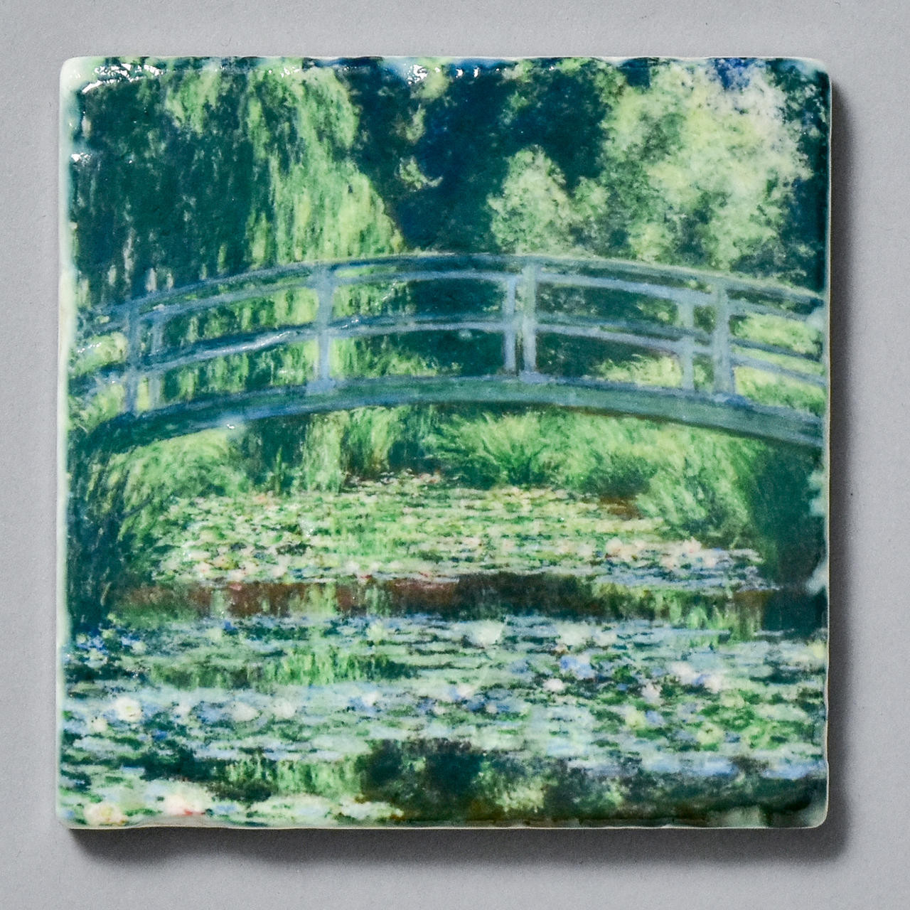 Monet The Japanese Footbridge and the Water Lily Pool, Giverny