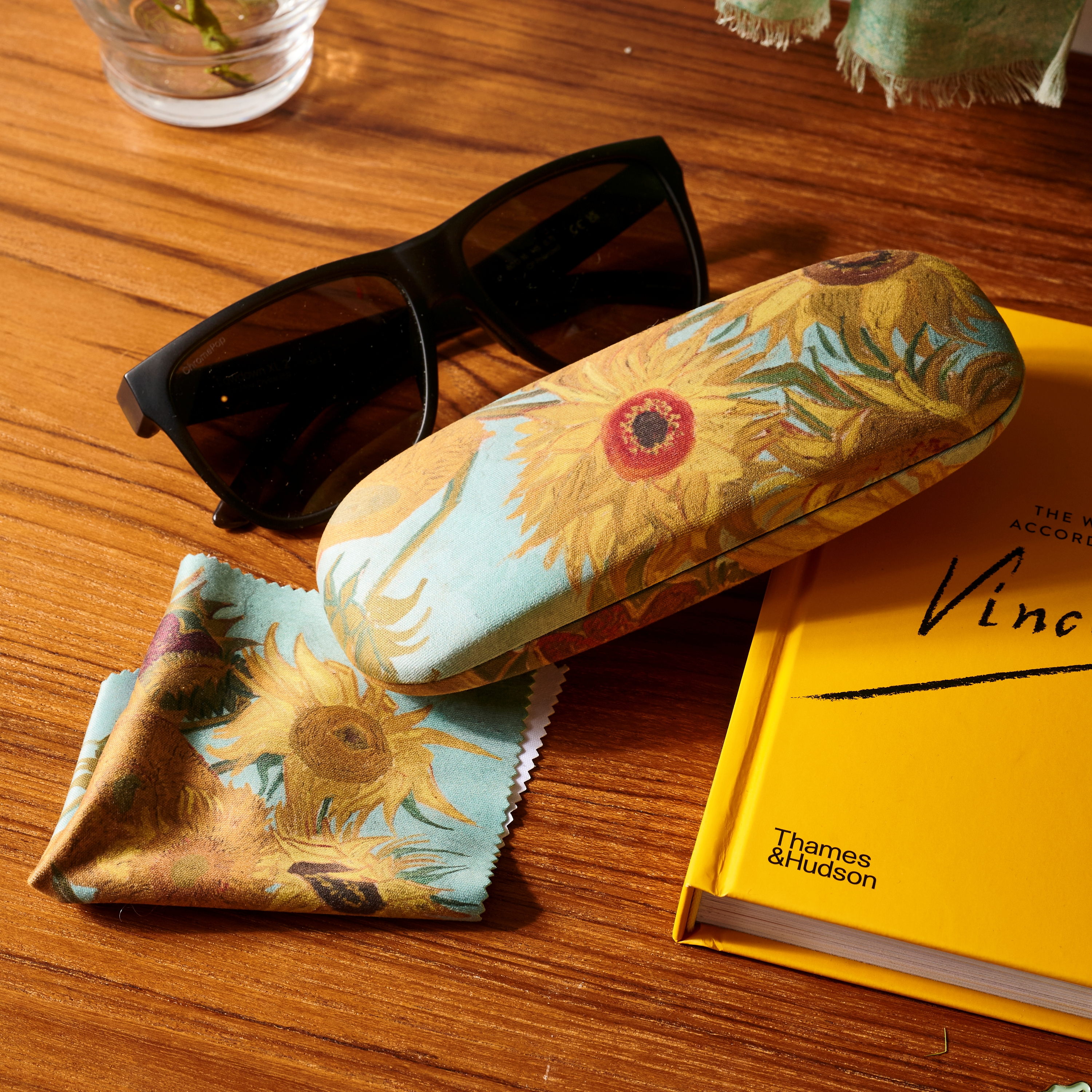 van Gogh Sunflowers Eyeglass Case and Lens Cloth - Philadelphia