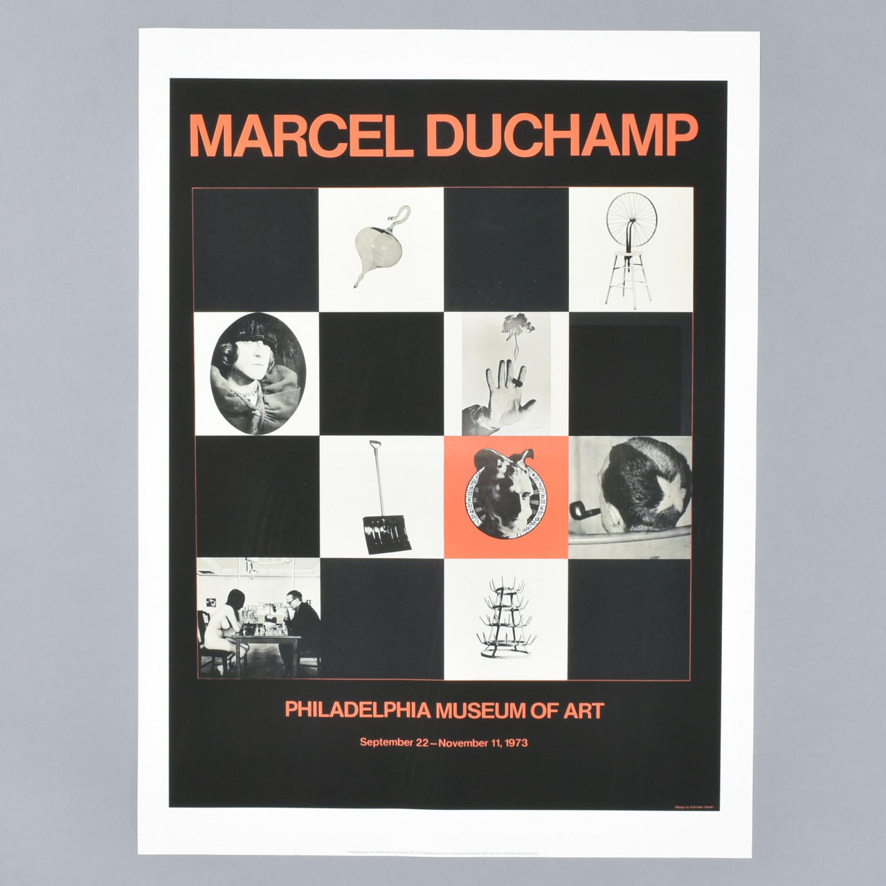 PMA Exhibition Poster: Marcel Duchamp, 1973 (Unframed) Archival