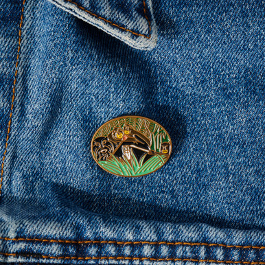 Rousseau Merry Jesters Enamel Pin