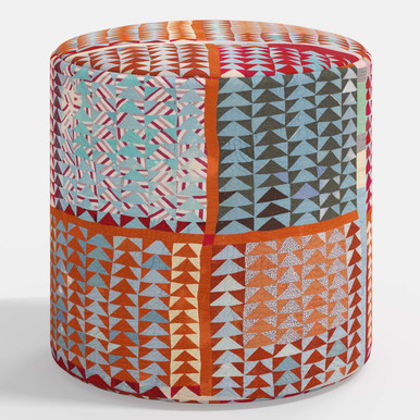 Annie E. Pettway Small Round Ottoman