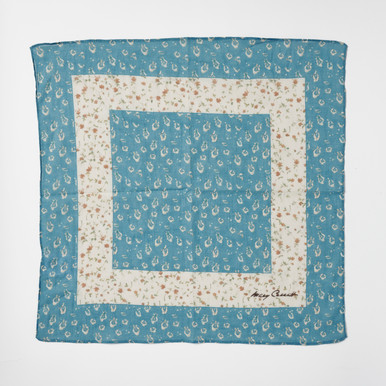 Cassatt Blue Floral Bandana