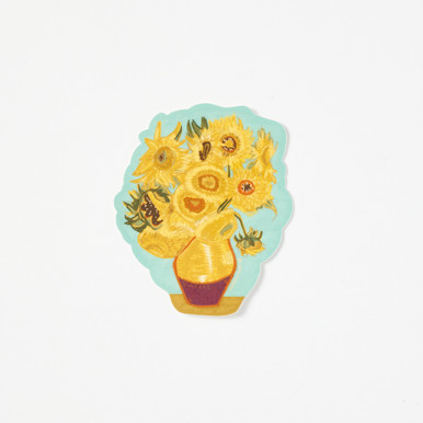 van Gogh Sunflowers Sticker by Ana Thorne