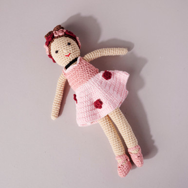 Degas Ballerina Crocheted Doll