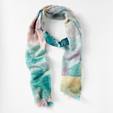 Delaunay Three-Part Windows Scarf