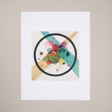 Kandinsky: Circles in a Circle, 1923 11" x 14" Archival Print