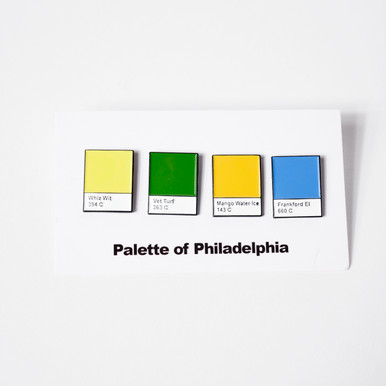 Philly Palette Enamel Pin Set by South Fellini