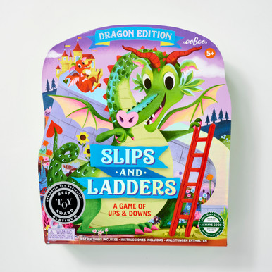 Slips & Ladders Dragon Shaped Game