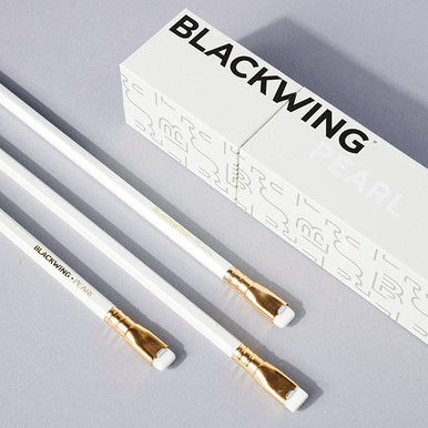 Blackwing Pearl Balanced Graphite Pencils - Pearl White