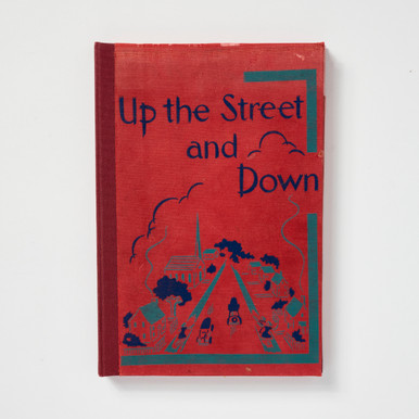 Up the Street and Down Yellow Pad Folio 5" x 8" by BookGrrl Bindery