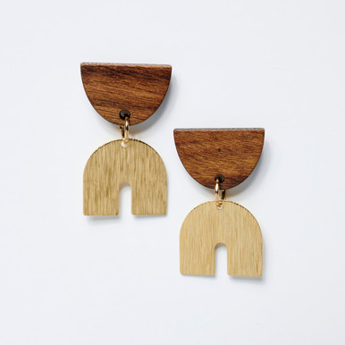 Arch Drop Earrings by Naisha Tyler