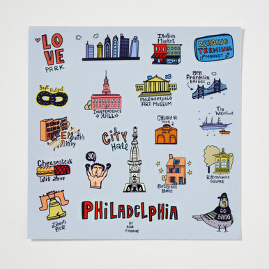 A Day in PHL Sticker Set