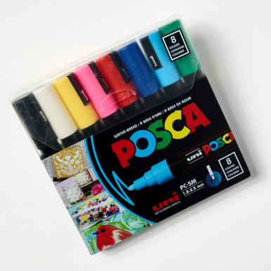 Uni Mitsubishi Posca Markers Basic Colors Set