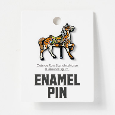 Carousel Figure Horse Enamel Pin