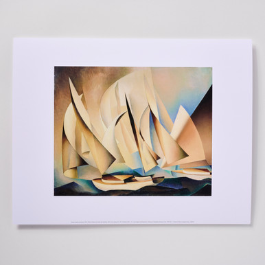 Sheeler Pertaining to Yachts and Yachting 11" x 14" Archival Print