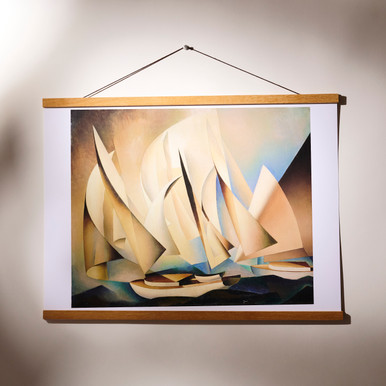Sheeler Pertaining to Yachts and Yachting 18" x 24" Archival Print