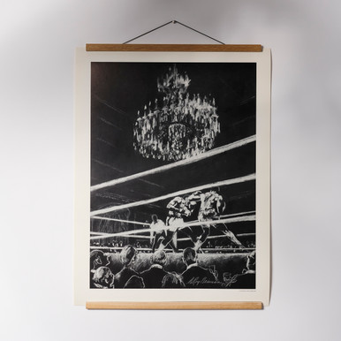 Boxing at the Ritz by LeRoy Neiman Poster