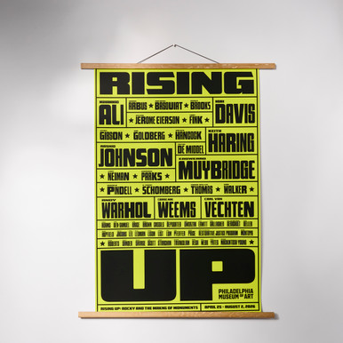 Rising Up Exhibition Screenprint Poster