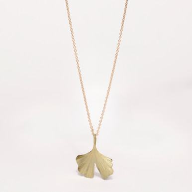 Bronze Ginkgo Pendant