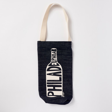 Philadelphia Denim Wine Tote