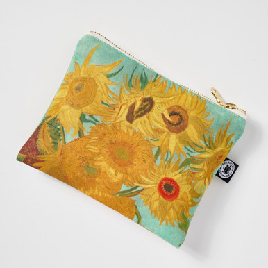 van Gogh Sunflowers Canvas Pouch