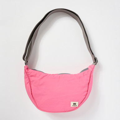 Farringdon Half Moon Bag in Pink Lemonade