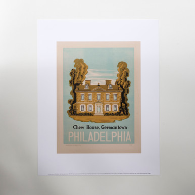 Chew House, Germantown - Pennsylvania Art Project WPA 11 x 14 Print