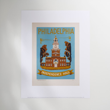 Independence Hall - Pennsylvania Art Project WPA 11 x 14 Print