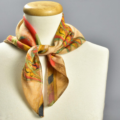 Silk Watercolor Scarf - Philadelphia Museum Of Art