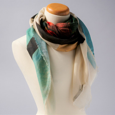 Silk Watercolor Scarf - Philadelphia Museum Of Art