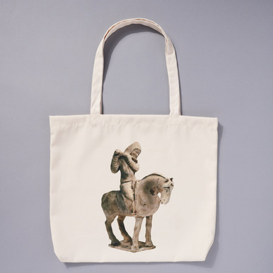 Chinese Musician on Horse Tote