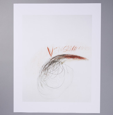 Twombly: Fifty Days at Iliam: Vengeance of Achilles, 1978 18" x 24" Archival Poster