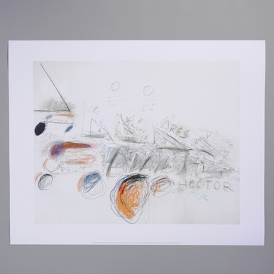 Twombly: Fifty Days at Iliam: Ilians in Battle, 1978 18" x 24" Archival Poster