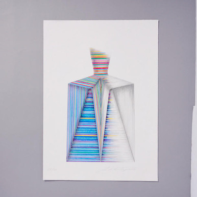 Capucci Lapislazzulo 2011 Fashion Illustration Print