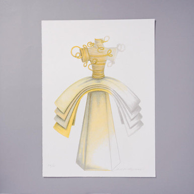 Capucci Sagenite 2011 Fashion Illustration Print