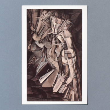 Marcel Duchamp Nude Descending a Staircase (No. 2) 4" x 6" Postcard