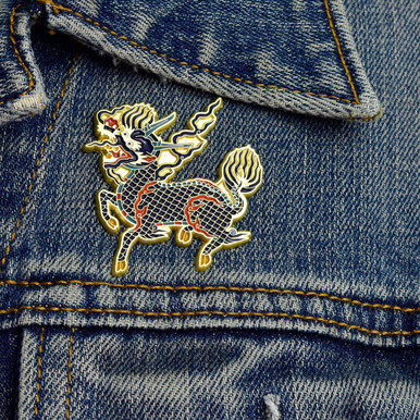 Qilin Enamel Pin