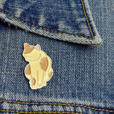Yoshitoshi Cat Enamel Pin
