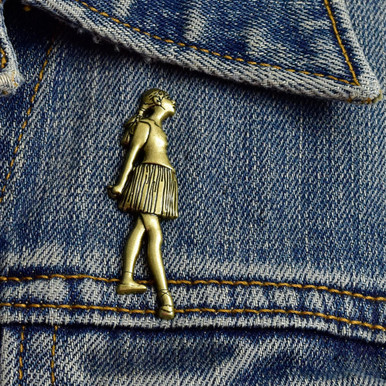 Degas Little Dancer, Aged Fourteen Pin